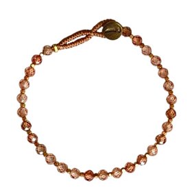 IBU JEWELS - BRACELET BO ROUND | CHAMPAGNE QUARTZ