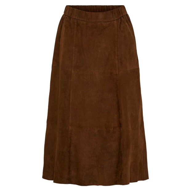 NOTYZ - SUEDE SKIRT | CHOCOLATE BROWN