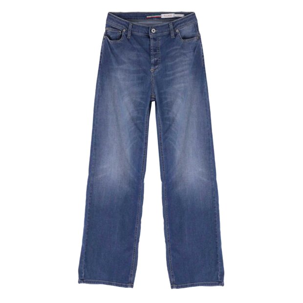 PLEASE - ANNE OSLO ZIP JEANS | BLU DENIM