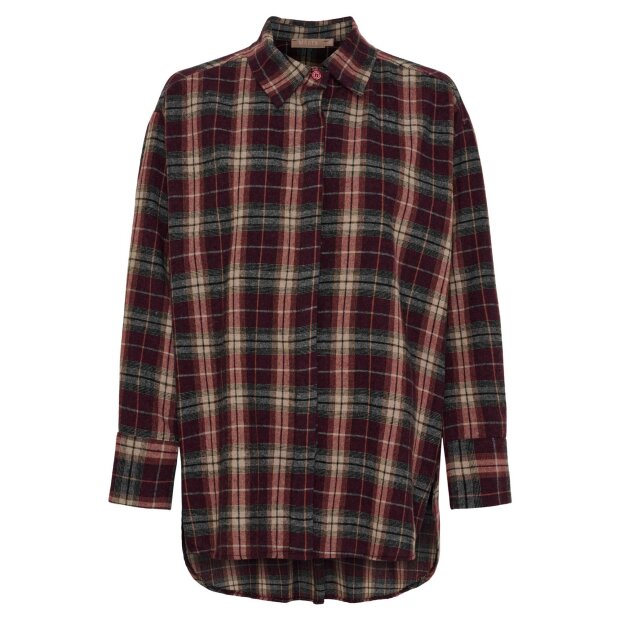 MARTA DU CHATEAU - ORLANDA SHIRT | BORDEAUX