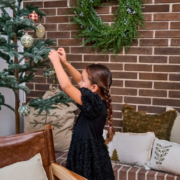 SPEEDTSBERG - JULEKUGLE D8CM | GREEN/CHAMPAGNE