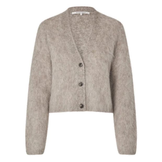 SECOND FEMALE - KARLA KNIT CARDIGAN | PUMICE STONE