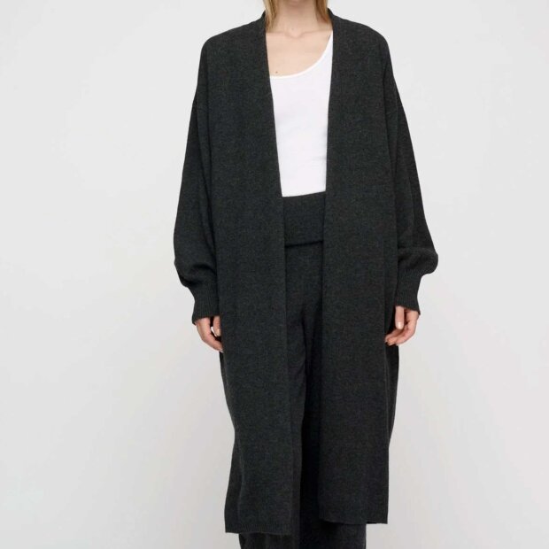 MOSHI MOSHI MIND - NAYA CARDIGAN MERINO | CHARCOAL MELANGE