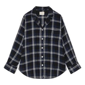 MOSHI MOSHI MIND - JUNO SHIRT CHECK | DARK NAVY CHECK