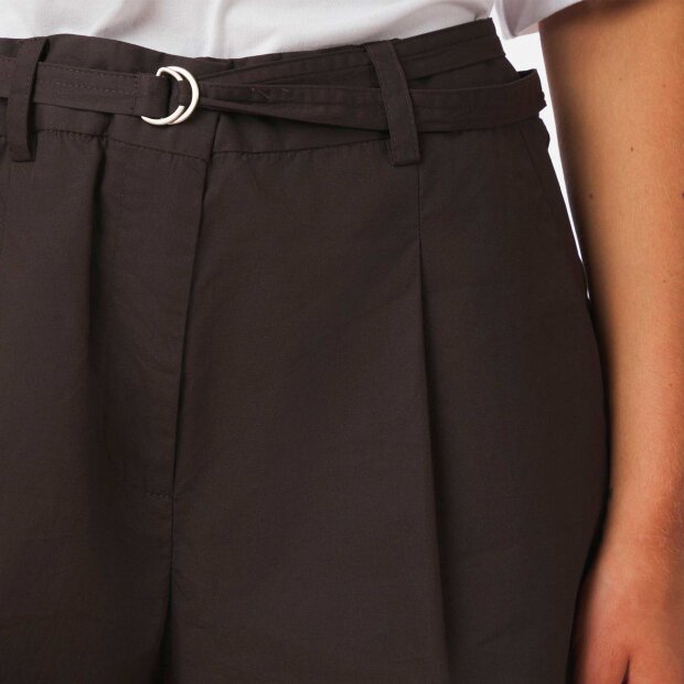 NEO NOIR - MALBA POPLIN PANTS | DARK BROWN