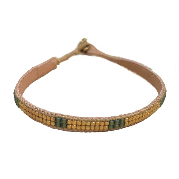 IBU JEWELS - BRACELET TATE | BAMBOO GREEN