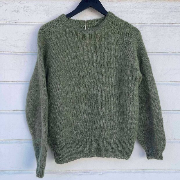 COFFEE BEANIES - IDA ALPACA SWEATER | ARMY