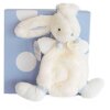 HISTOIRE D OURS - KANIN BLÅ, NUSSEKLUD 26CM