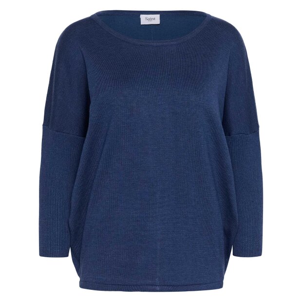 SAINT TROPEZ - MILA SZ PULLOVER | PAGEANT BLUE MELANGE