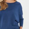 SAINT TROPEZ - MILA SZ PULLOVER | PAGEANT BLUE MELANGE SAINT TROPEZ - MILA SZ PULLOVER | PAGEANT BLUE MELANGE