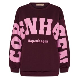 MARTA DU CHATEAU - HIBISCUS SWEATSHIRT | BORDEAUX