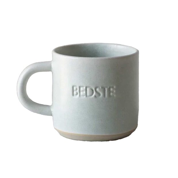 JULIE DAMHUS STUDIO - ODA KOP M/NAVN I STENTØJ 8X8CM | BEDSTE/MINT