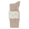 MOSHI MOSHI MIND - COZY RIB SOCKS | TAUPE MELANGE
