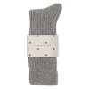 MOSHI MOSHI MIND - COZY RIB SOCKS | GREY MELANGE MOSHI MOSHI MIND - COZY RIB SOCKS | GREY MELANGE
