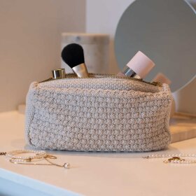 BY LOHN - KNITTED CLUTCH | BEIGE MELANGE