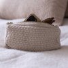 BY LOHN - KNITTED CLUTCH | BEIGE MELANGE BY LOHN - KNITTED CLUTCH | BEIGE MELANGE
