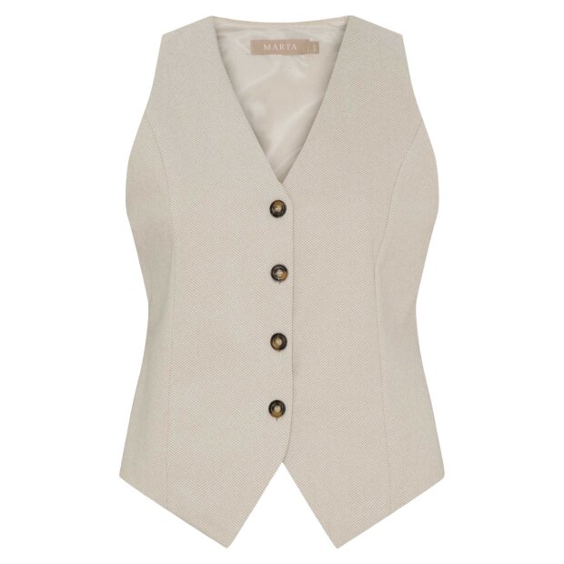 MARTA DU CHATEAU - RAINEY VEST | BEIGE
