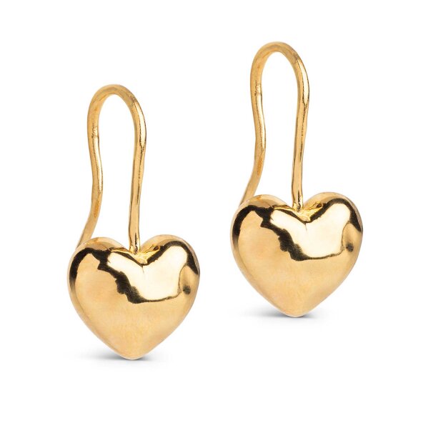 ENAMEL COPENHAGEN - POMA DROP HEART EARRINGS | FORGYLDT