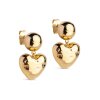 ENAMEL COPENHAGEN - POMA HEART EARRINGS | FORGYLDT