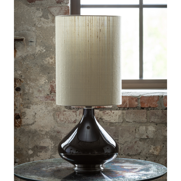 FLAVIA - LAMPESKÆRM 20X25 CM | SEDA GRIS VERDE