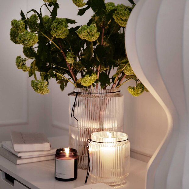 ERNST - GLASVASE RIFLET 12,7X14,8 CM