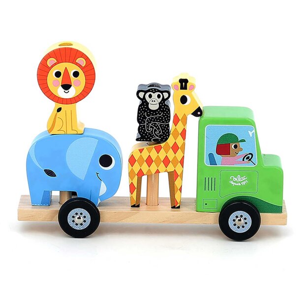 VILAC - TRAKTOR M/ANHÆNGER & STABELDYR