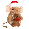 TEDDY HERMANN - JULEMUS M/PEBERKAGEMAND 11 CM TEDDY HERMANN - JULEMUS M/PEBERKAGEMAND 11 CM