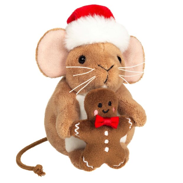 TEDDY HERMANN - JULEMUS M/PEBERKAGEMAND 11 CM