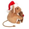TEDDY HERMANN - JULEMUS M/PEBERKAGEMAND 11 CM TEDDY HERMANN - JULEMUS M/PEBERKAGEMAND 11 CM