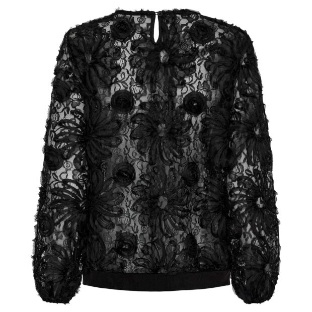 MARTA DU CHATEAU - LYKKE BLOUSE | BLACK