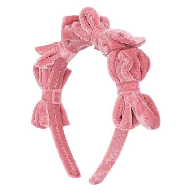 HUST AND CLAIRE - FALLULAH BOW HÅRBØJLE | DUSTY ROSE