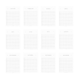 KBHAVN CALENDAR - FAMILY MAXI REFILL 2026