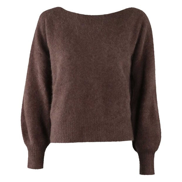 SIX AMES - MALOU SWEATER | CHOCOLATE MELANGE