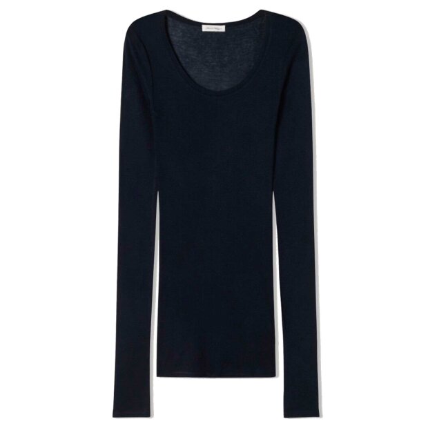 AMERICAN VINTAGE - MASSACHUSETTS LS BLUSE | NAVY