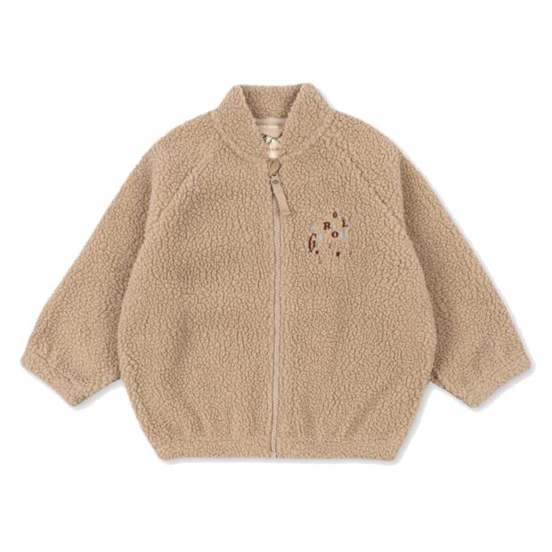 KONGES SLØJD - JAZZ TEDDY BOMBER JACKET | OXFORD TAN