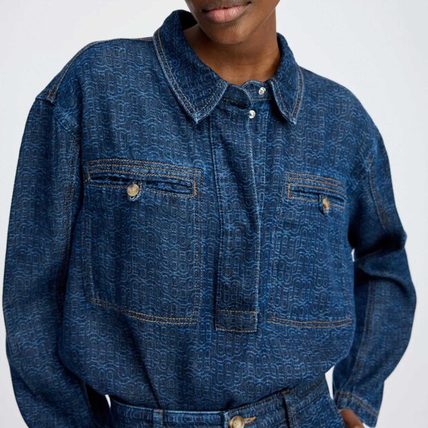 MUNTHE - RUXA SKJORTE | INDIGO