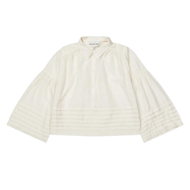 MUNTHE - ROSALIN SKJORTE | IVORY