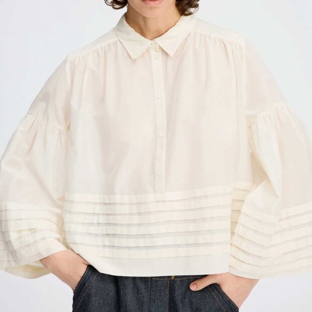 MUNTHE - ROSALIN SKJORTE | IVORY