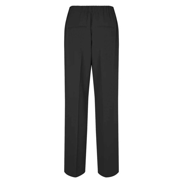 SECOND FEMALE - FIQUE STRAIGHT TROUSERS | BLACK