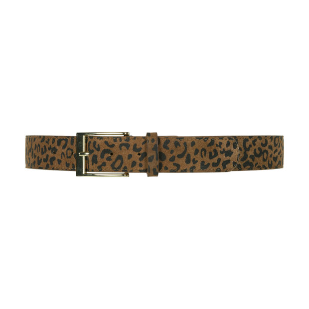 DEPECHE - Jeans belt, leopard