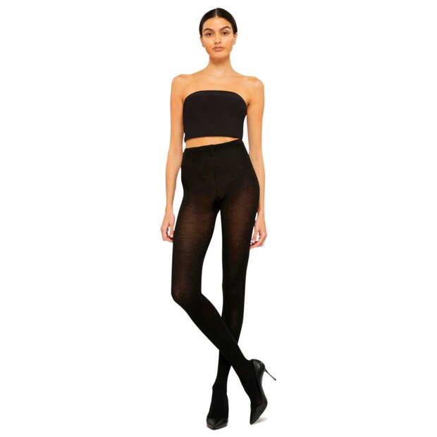 WOLFORD - MERINO TIGHTS | BLACK