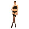 WOLFORD - SATIN TOUCH 20 STAY-UP | BLACK