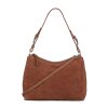 BECK SØNDERGAARD - SUEDE GINNI MEDI BAG | BROWN TORTOISE SHELL