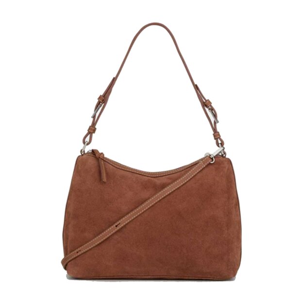 BECK SØNDERGAARD - SUEDE GINNI MEDI BAG | BROWN TORTOISE SHELL