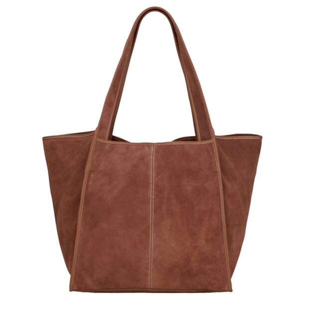 BECK SØNDERGAARD - SUEDE LAUREL BAG | BROWN TORTOISE SHELL