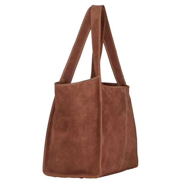 BECK SØNDERGAARD - SUEDE LAUREL BAG | BROWN TORTOISE SHELL