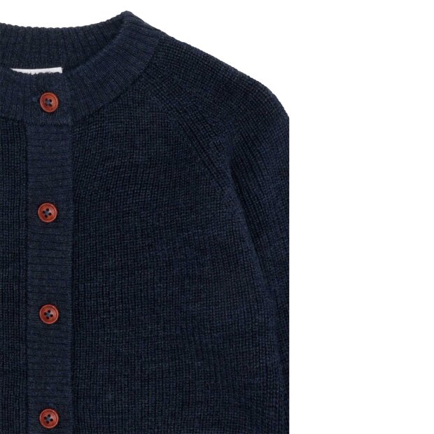 HUST AND CLAIRE - CURI WOOL CARDIGAN | MORE NAVY