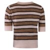 SIX AMES - ROCCA STRIPE SWEATER | DUSTY BLUSH STRIPE