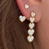 STINE A - J'ADORE BEHIND EAR EARRING | FORGYLDT STINE A - J'ADORE BEHIND EAR EARRING | FORGYLDT