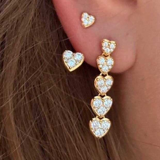 STINE A - PETIT J'ADORE EARRING | FORGYLDT